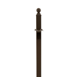 Front of brown landover mailbox post