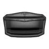 Front of black wall mount mailbox