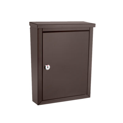 Bronze Locking Wall Mount Mailbox