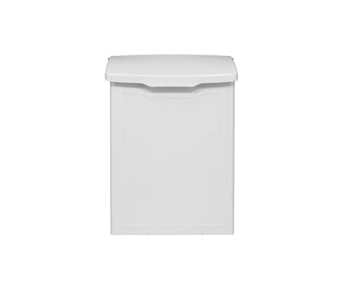 White wall mount mailbox