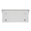 Bottom of white wall mount mailbox