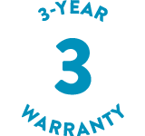 3 Year warranty icon