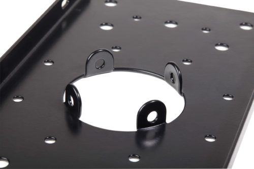 Zoomed in image of black plate