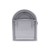 Gray mailbox with gray handle