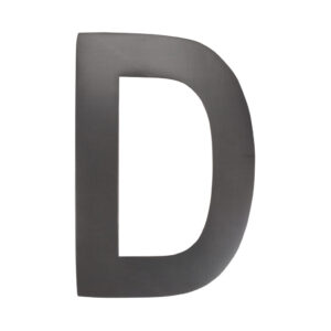 Decorative House Letter, D