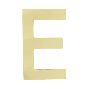 Decorative House Letter, E