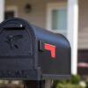 black mailbox post mount