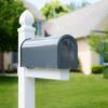 Edson gray mailbox