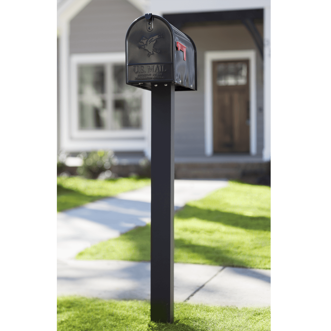 Brighton Mailbox Post Black Architectural Mailboxes