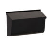 L4010WB0_Alt_4 Side of black wall mount mailbox
