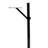 Full View of Black Mailbox Post
