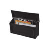 Black Wall Mount Mailbox with Mail Inside