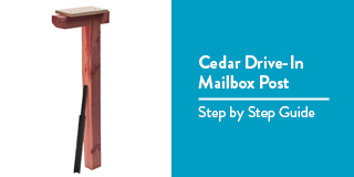 Cedar Mailbox Post – Assembly Video