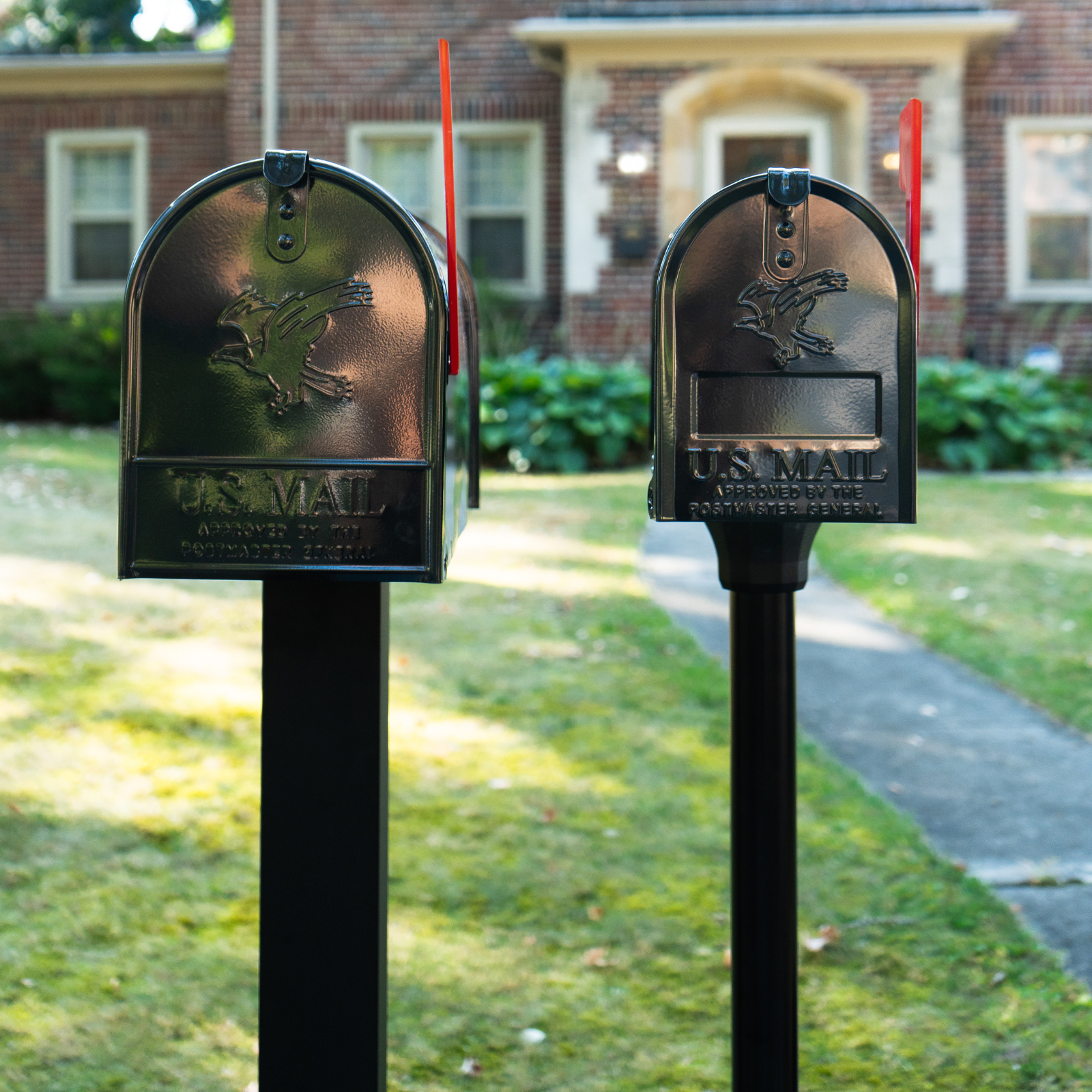 Metal Mailbox Posts