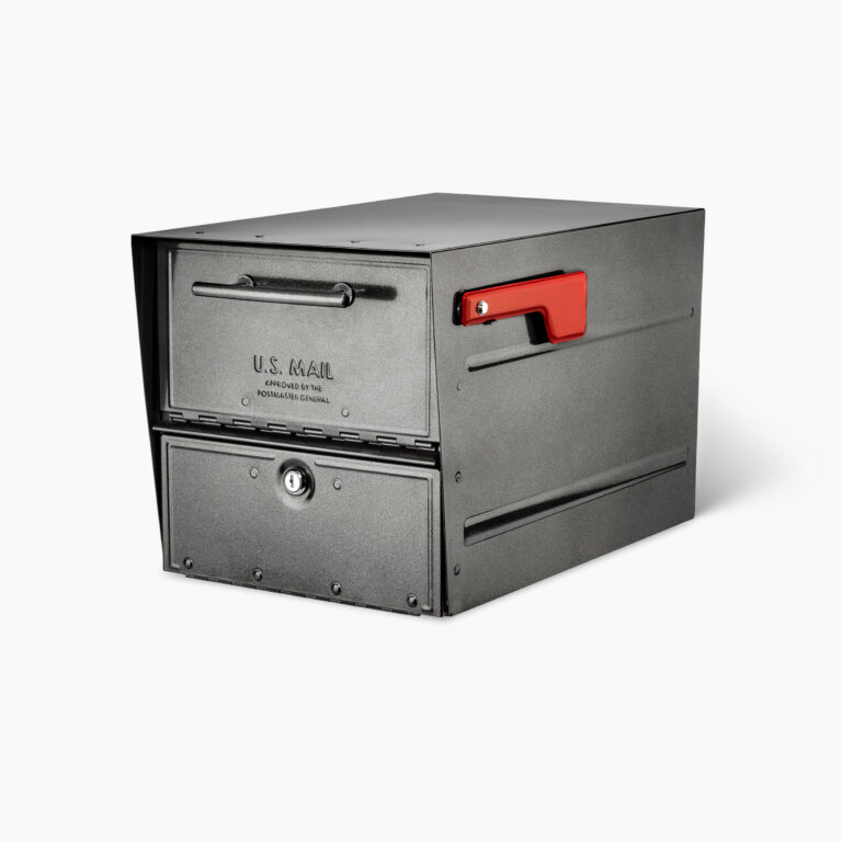 Oasis Eclipse Dual Access Locking Post Mount Mailbox