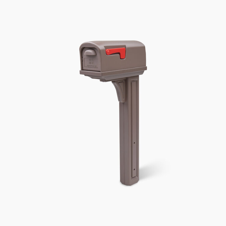 Classic Dual Access Mailbox with Post