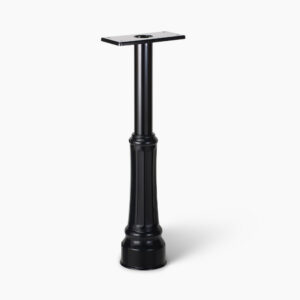 Round Decorative In-Ground Mailbox Post
