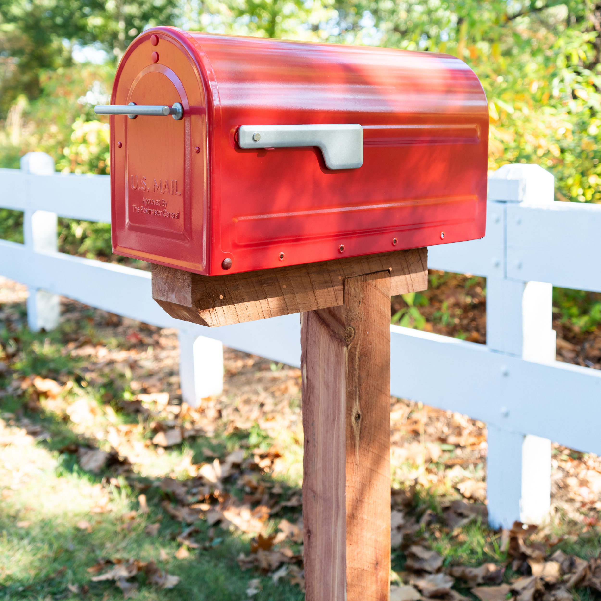 Cedar Wood Mailbox Posts
