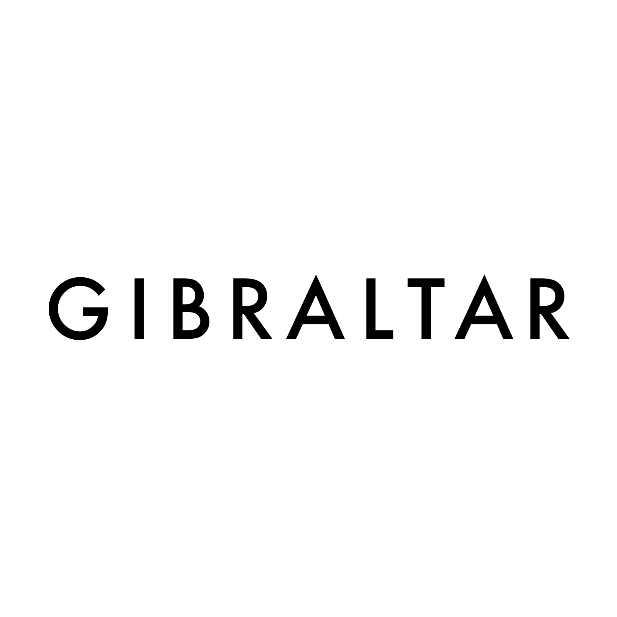 Bold black word GLOBALTAR in uppercase on a white background (logo).